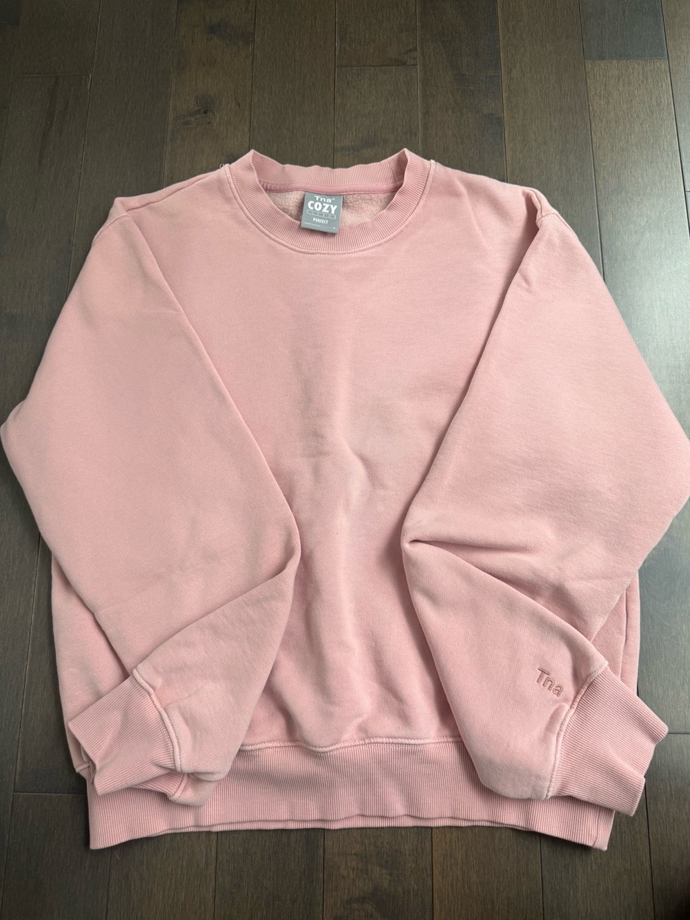 TNA womens Crewneck Sweatshirt in Dusty Rose